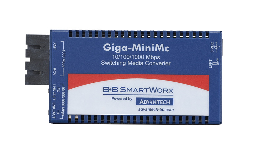 Giga-MiniMc, TX/SSFX-SM1310-SC-WDM, W/Adapter